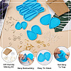 Boutigem 4Pcs 4 Style Triangle & Teardrop Pendant Silicone Molds DIY-BG0001-67-12