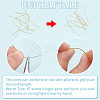 150Pcs 304 Stainless Steel Ball Head Pins STAS-UN0058-93F-G-5