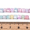 Anti-Tarnish Electroplate Glass Beads Strands GLAA-T025-4mm-10M-4