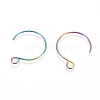 Ion Plating(IP) 304 Stainless Steel Earring Hooks STAS-L216-02A-M-2