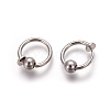 Electroplate Brass Retractable Clip-on Earrings LS-X-EJEW-L221-02I-1