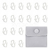 20Pcs Brass S-Hook Clasps KK-TA0008-74-1