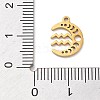 Real 18K Gold Plated 304 Stainless Steel Pendants STAS-R003-02G-03-3