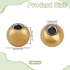 100Pcs 304 Stainless Steel Beads STAS-HY0002-23A-2
