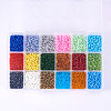 8/0 Round Glass Seed Beads Sets SEED-YW0001-07-1
