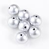 Matte Style Spray Painted Acrylic Beads ACRP-S669-16mm-01-1