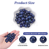 1 Strand Dyed Grade A Natural Lapis Lazuli Beads Strands G-PA0002-65B-2