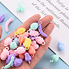 Opaque Acrylic Beads TACR-S154-45D-5