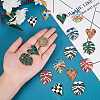 18Pcs 9 Style Rack Plating Alloy Enamel Pendants FIND-SZ0002-21-2