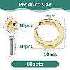 10 Bags Zinc Alloy Drawer Pull Handles AJEW-FH0006-28-2