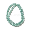 Electroplate Glass Beads Strand GLAA-G088-04-3