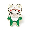 Skeleton Frog Enamel Pin JEWB-M022-11-1