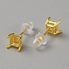 925 Sterling Silver Stud Earring Findings FIND-WH0148-088B-G-2