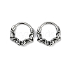 Snake 316 Surgical Stainless Steel Hoop Earrings EJEW-G416-20AS-4