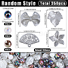 110Pcs DIY Gradient Color Style Jewelry Making Finding Kits KY-SP0001-67C-2