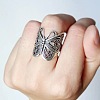 Retro Alloy Adjustable Finger Rings for Women FS-WG84129-02-2