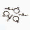 Tibetan Style Alloy Toggle Clasps LS-EA9138Y-NF-2