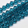 Imitate Austrian Crystal Bicone Glass Beads Strands LS-GLAA-F029-4x4mm-01-1