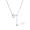 Brass Micro Pave Cubic Zirconia Pendant Necklaces PW-WGAC8FC-02-1