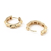 Brass Spike Hoop Earrings EJEW-I289-16KCG-2