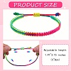 Braided Nylon Thread Cord Bracelets BJEW-SW00049-7