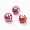 Handmade Porcelain Beads PORC-D001-10mm-15-1