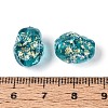 Handmade Foil Glass Beads Strands FOIL-N033-02C-4