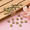 Brass Rhinestone Spacer Beads RB-A014-L6mm-05G-2