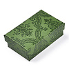 Flower Printed Cardboard Jewelry Boxes CBOX-T006-10A-2