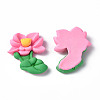 Opaque Resin Cabochons CRES-P023-04B-2