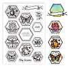 Custom Summer Theme PVC Plastic Clear Stamps DIY-WH0631-0139-1