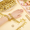 Polyester Lace Ribbon with Plastic Charms Tassel OCOR-WH0078-202B-01-3