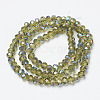 Electroplate Glass Beads Strands EGLA-A034-T4mm-I19-2