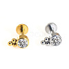 316L Surgical Stainless Steel & G23 Titanium Crystal Rhinestone Labrets for Women Men WG3A239-40-1