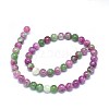 Natural Dyed Jade Beads Strands G-F601-A31-2