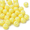 Opaque Striped Acrylic Beads MACR-S373-27D-06-7