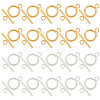 Unicraftale 304 Stainless Steel Ring Toggle Clasps STAS-UN0001-37-1