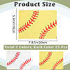 50Pcs 2 Color EVA Cosmetic Resealable Bags ABAG-BBC0001-22-2