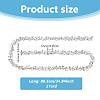 Glass Rhinestone Handmade Beaded Chains FIND-WH0161-66A-2