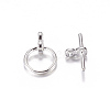 Tibetan Style Toggle Clasps TIBE-AB2035Y-S-NF-1