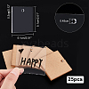 Transparent Acrylic Disc Pendants TACR-NB0001-09A-5