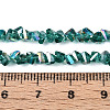 Electroplate Transparent Glass Beads Strands LS-GLAA-N021-4mm-05-4