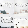 PVC Quotes Wall Sticker DIY-WH0200-016-6