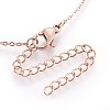 (Jewelry Parties Factory Sale)304 Stainless Steel Initial Pendant Necklaces NJEW-G321-04RG-R-3