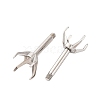 304 Stainless Steel Stud Earring Findings STAS-B091-02C-05P-2