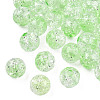 Transparent Crackle Acrylic Beads LS-CACR-N002-25B-2