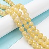 Natural Topaz Jade Beads Strands G-P454-01D-01-2