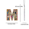 Acrylic Letter Shaped Book Shelf Pendant Decorations PW-WG0114B-13-1