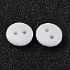 2-Hole Flat Round Resin Sewing Buttons for Costume Design BUTT-E119-34L-19-2