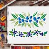 Large Plastic Reusable Drawing Painting Stencils Templates DIY-WH0202-214-5